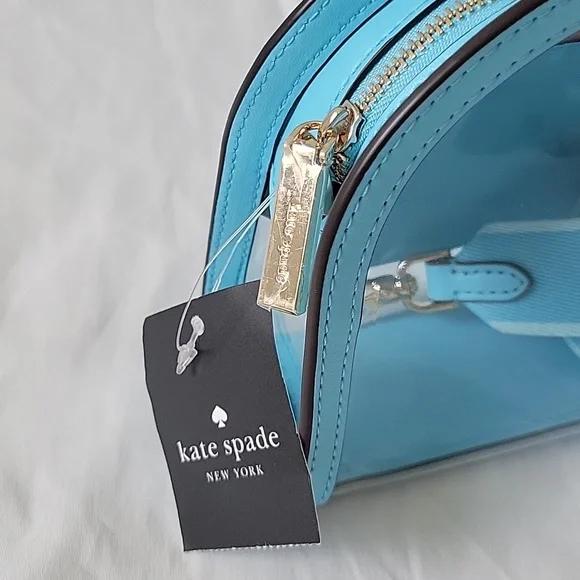 Kate Spade Blue Small Dome Crossbody Bag - Picture 2 of 4
